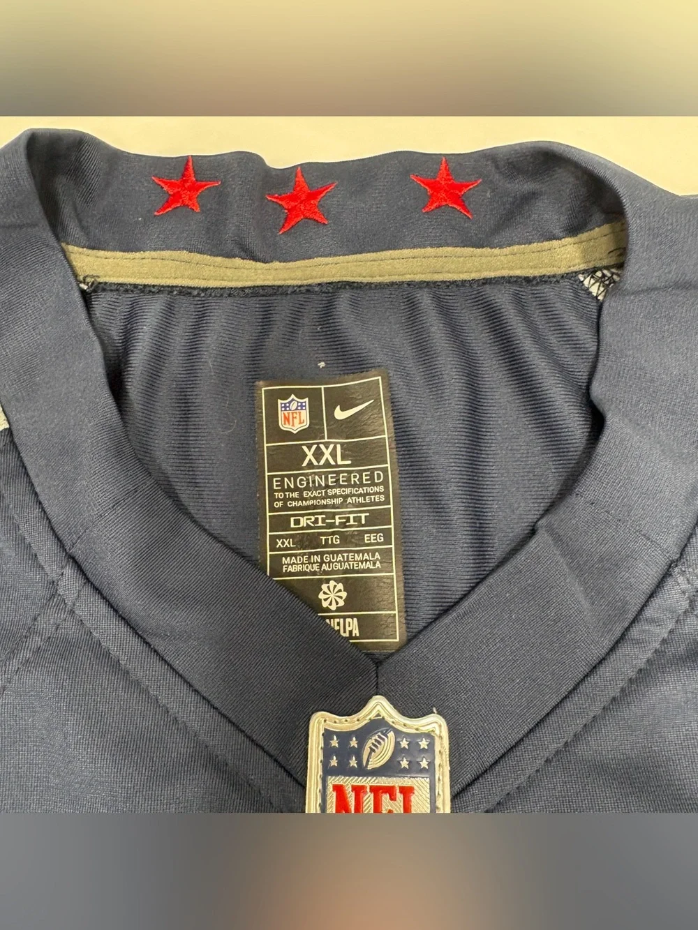 Nike Dri Fit Jersey Navy NFL Tennessee Titans Derrick Henry #22 Men's XXL